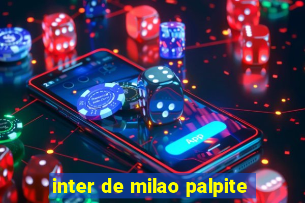 inter de milao palpite